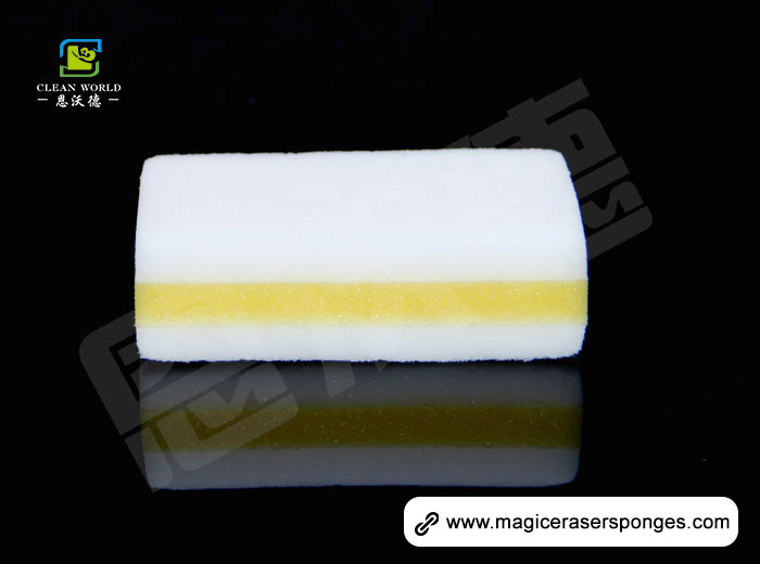 Yellow with White Compound Magic Sponge 