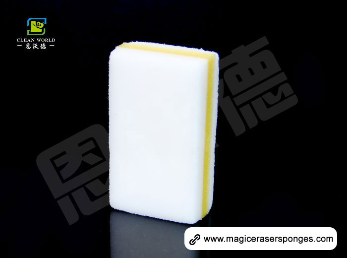 Yellow with White Compound Magic Sponge