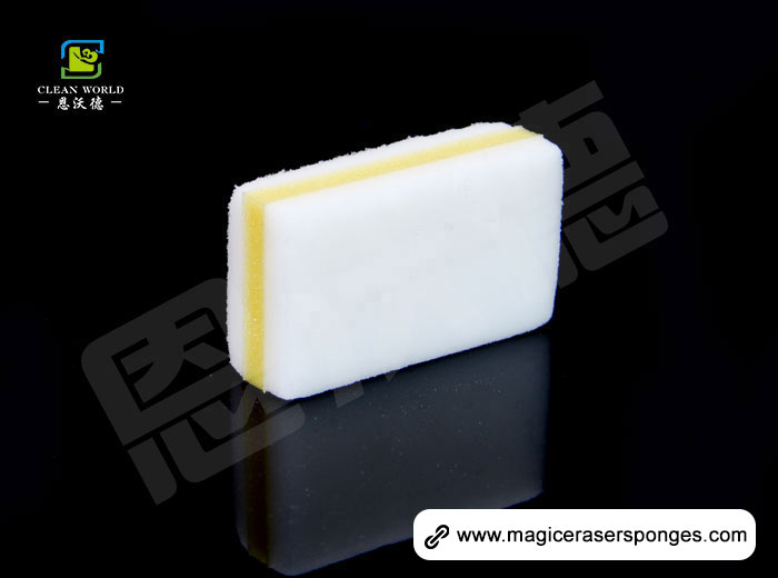 Yellow with White Compound Magic Sponge