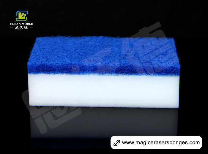 Blue With White Compound Magic Eraser Sponge