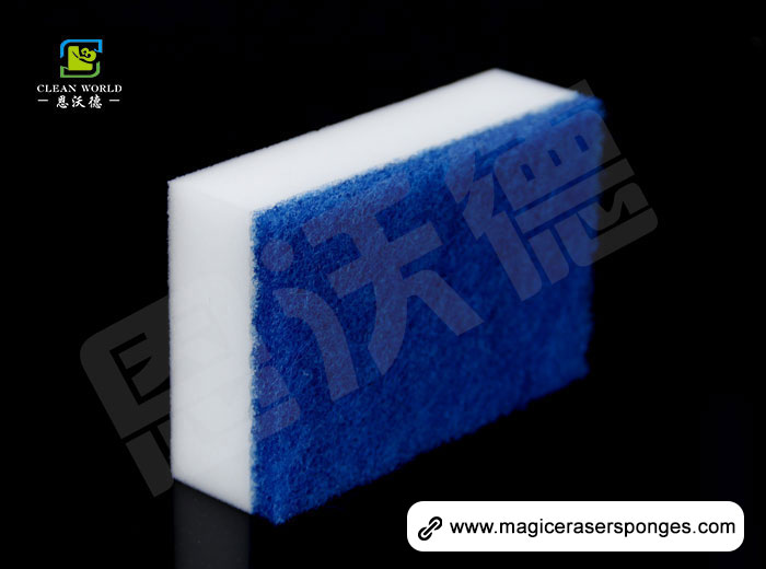 Blue With White Compound Magic Eraser Sponge