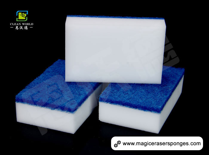 Blue With White Compound Magic Eraser Sponge