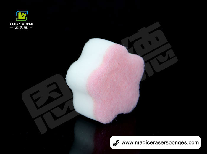Flower shape Magic Eraser Sponge