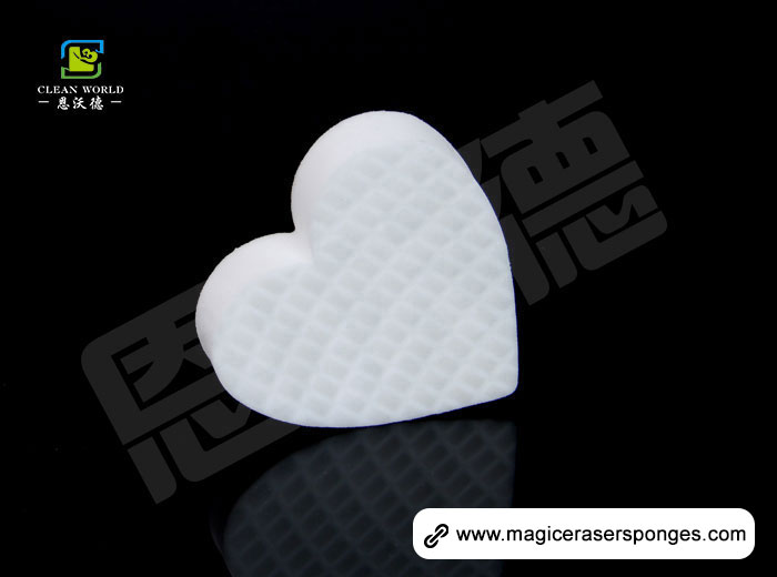 Heart Shape Melamine Foam 