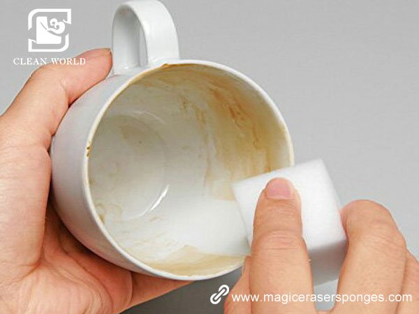 magic sponge tea cup cleaner