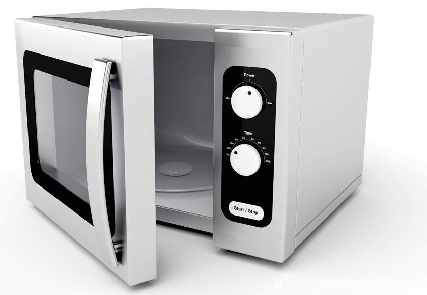 nano sponge clean microwave oven