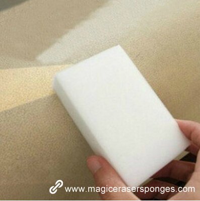 magic sponge clean leather
