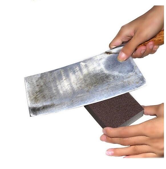 emery sponge as a sharpener