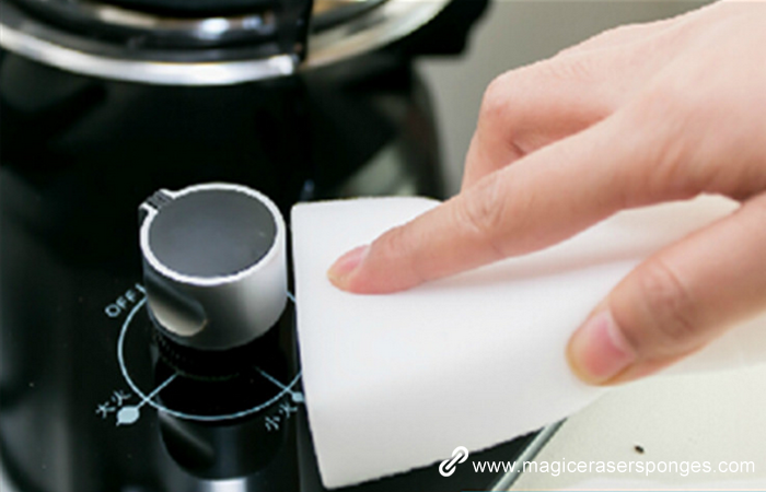 magic sponge used for kitchen cleaning 