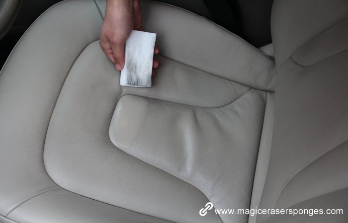Melamine sponge has a magic power in car cleaning.