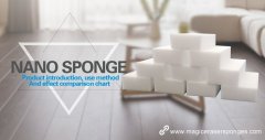Eco-friendly household cleaning magic nano sponge 